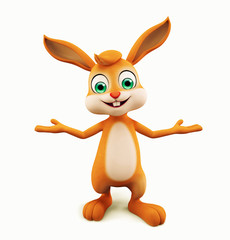 Easter Bunny with presentation pose