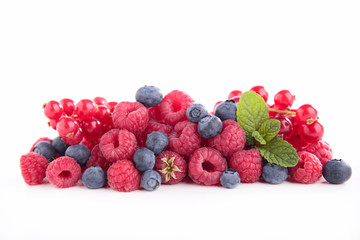 berry fruit isolated on white