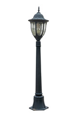 Fototapeta na wymiar Street lamp isolated on white