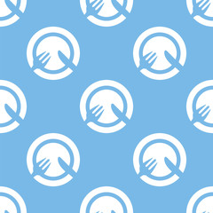 Lunch seamless pattern