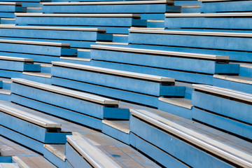 Fototapeta premium Empty Seats of old stadium.
