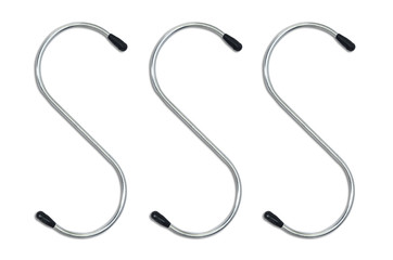 Hooks isolated on white