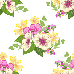 Seamless floral background