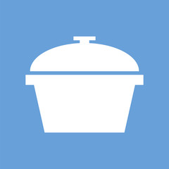 Pan white icon