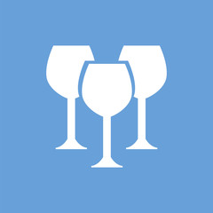 Stemware white icon