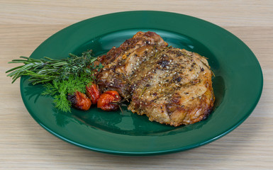 Roasted pork