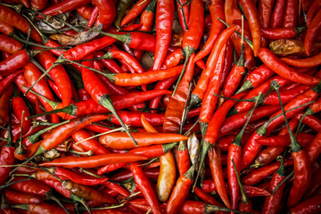 Red chili peppers.