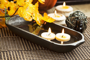 Spa Floating Burning Candles