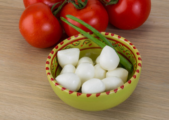 Mozzarella cheese balls