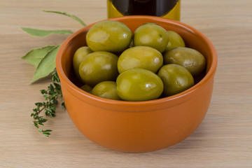 Green olives