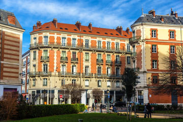 Buildings in the city center of Toulouse - France