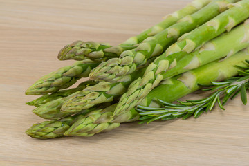 Raw asparagus