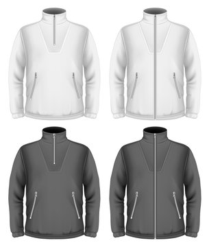 Men's Fleece Sweater Design Templates