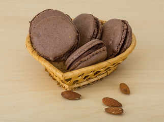 Chocolate macaroons