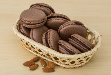 Chocolate macaroons