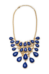 Nice necklace isolated on the white