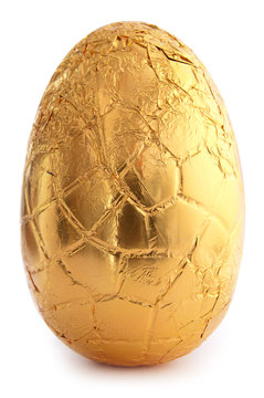 Golden easter egg