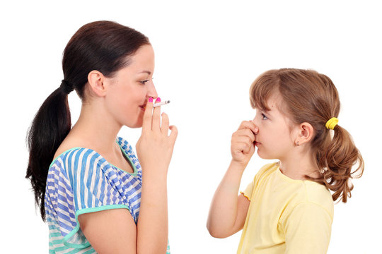 Smoking can cause asthma and diseases in children