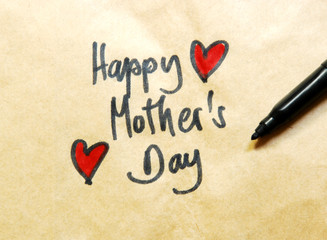 happy mothers day note