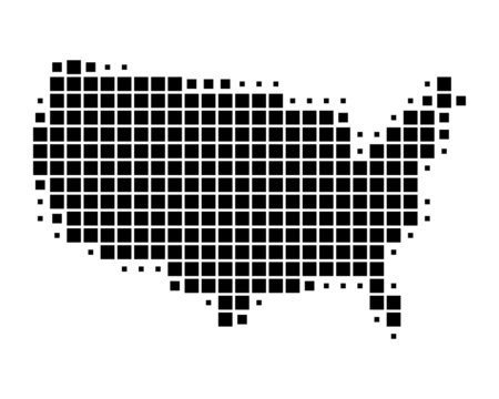 Karte der USA