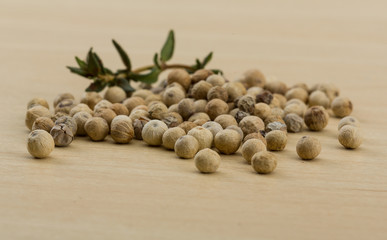 White pepper seeds