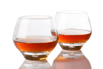 Glass of cognac
