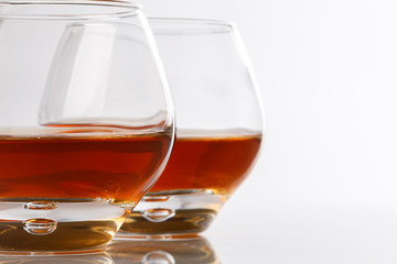 Glass of cognac