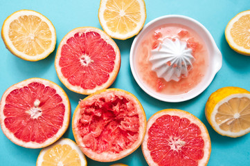 Citruses on the table