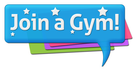 Join A Gym Colorful Comment Symbol