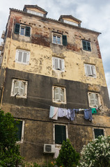 Fototapeta na wymiar Old house (Corfu, Greece, 2014)