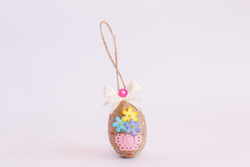 Easter eggs handmade eggs on willow