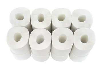 Toilet-paper rolls.