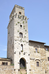 Fototapeta na wymiar Towers of San Gimignano, Italy