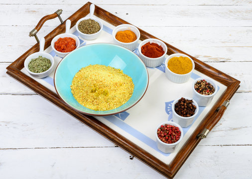 assortment of Indian spices