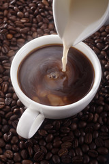 pouring