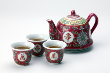 oriental tea pot