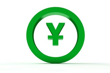 3d sign yena in green