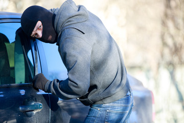 Fototapeta premium car thief