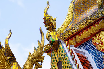Fototapeta premium Ancient Temple at Lampang province,Thailand