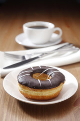 coffee and donut