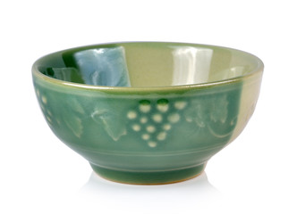 Empty bowl isolated on a white background