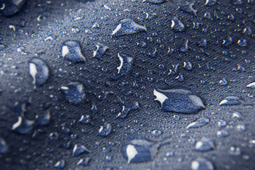 Blue waterproof membrane textile background
