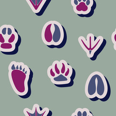 Seamless background with screws