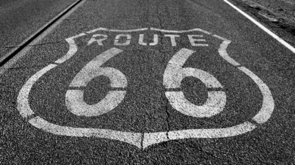 Papier Peint photo Lavable Route 66 route 66