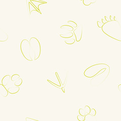 Seamless background with screws