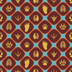 Seamless background with screws