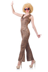 Woman in fashion clothing concept