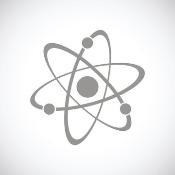 Atom black icon