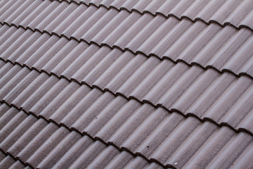 Brown tile roof