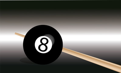 sfondo palla nera 8 biliardo